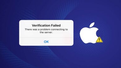 error connecting to apple id server
